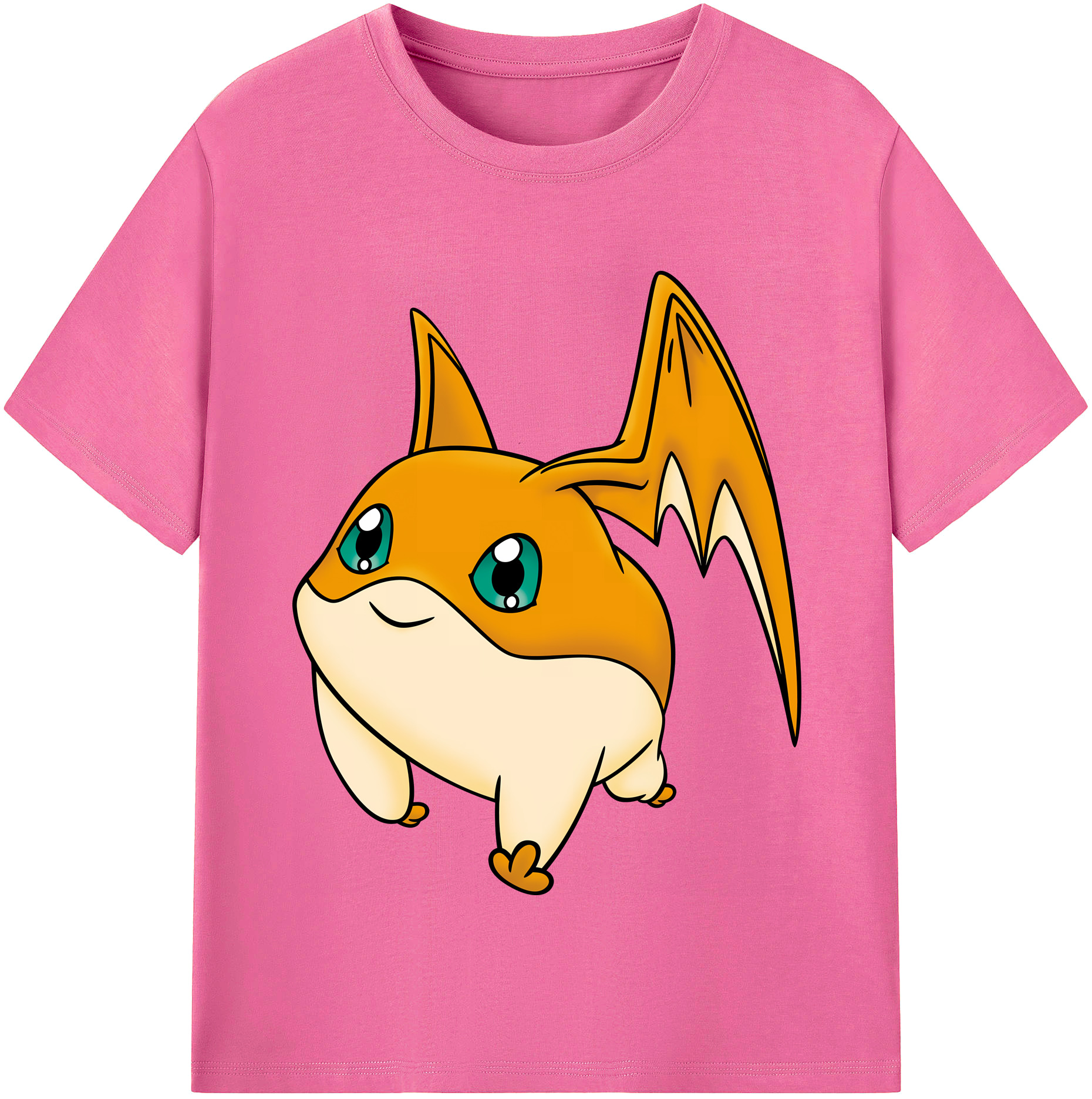 （画像用） Digimon デジタルモンスター/デジモン レディースカジュアルプリントTシャツ（綿100％）